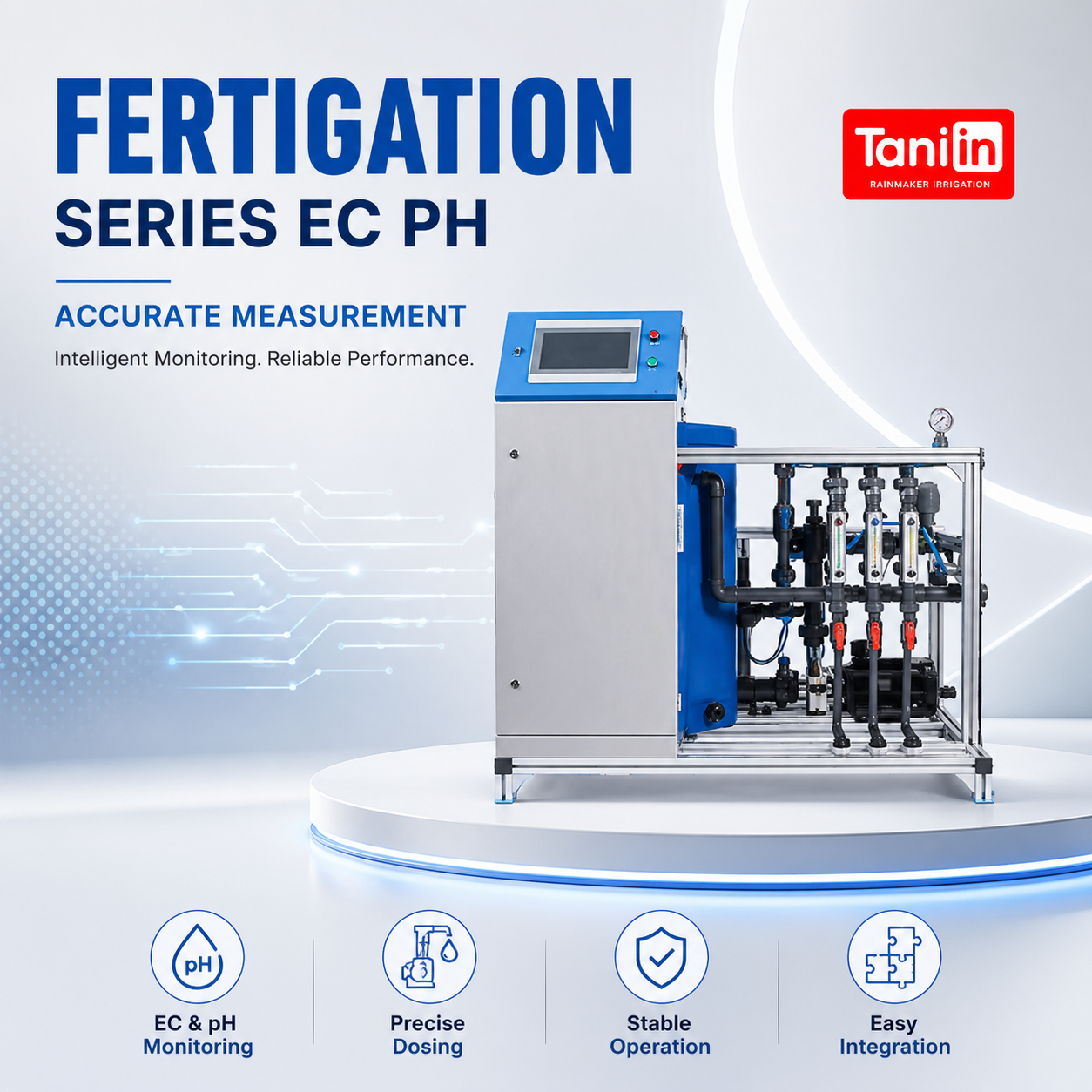Fertigation Series EC PH accurate measurement