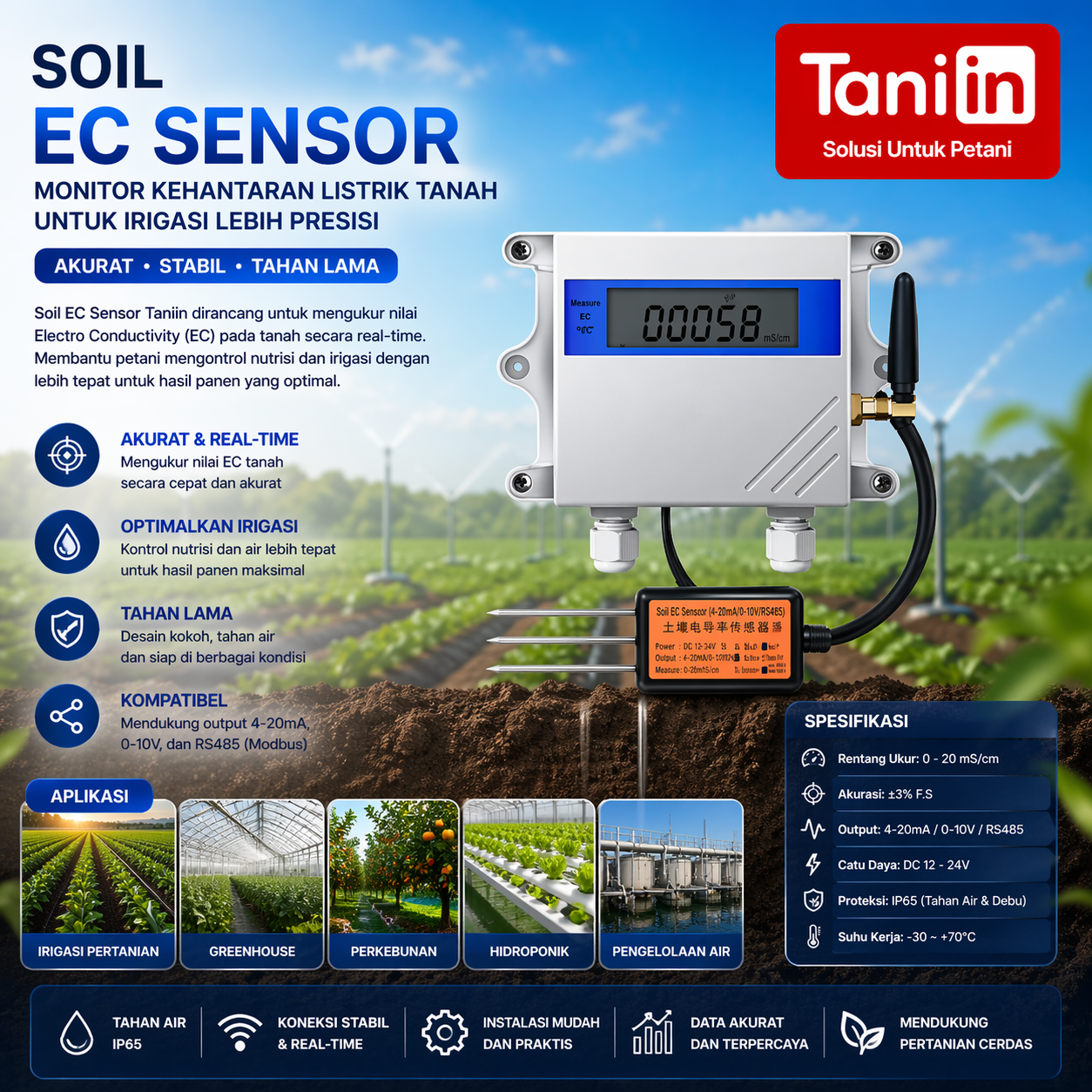 Soil EC Sensor
