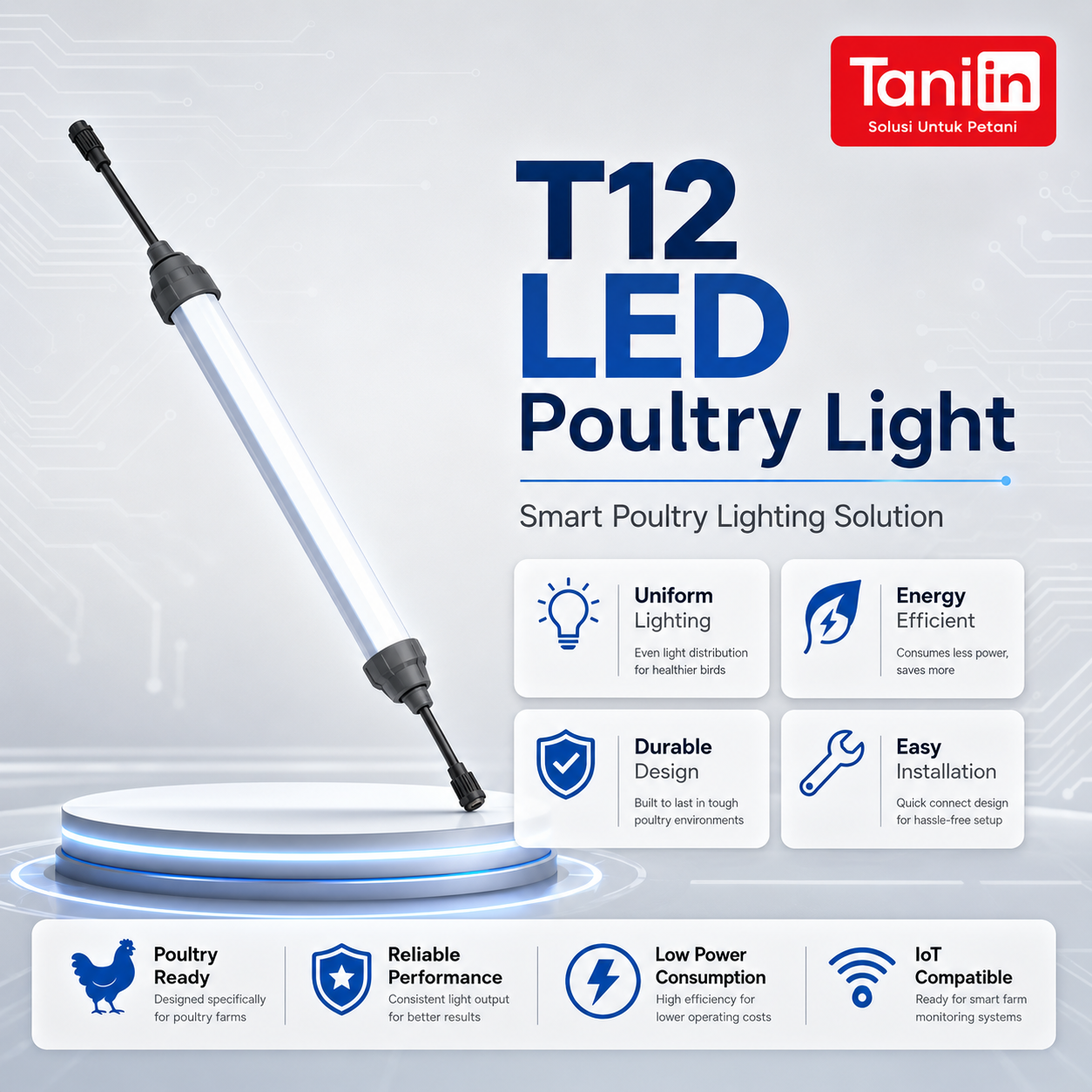 T12 Led Poultry Light