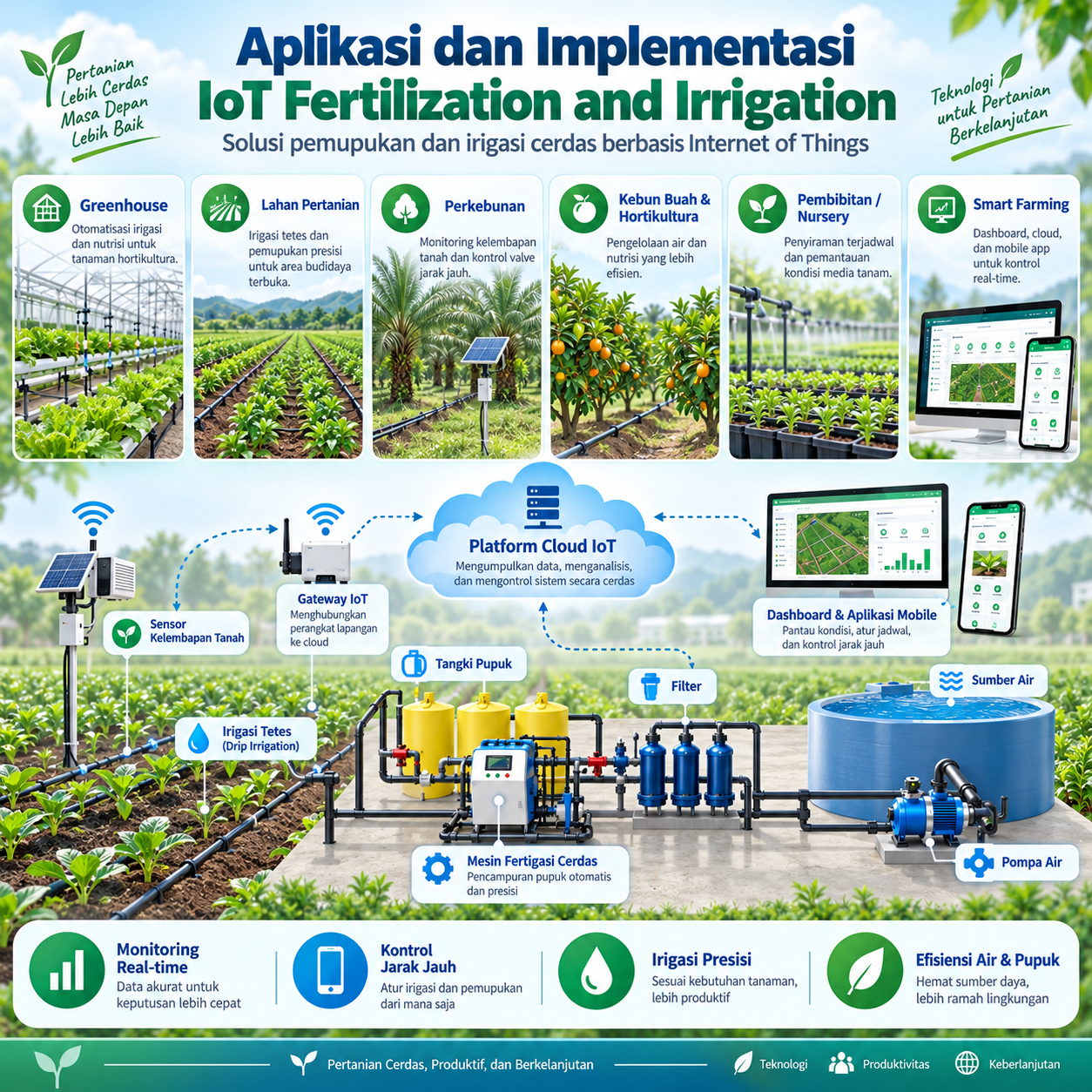 IoT Fertilization and Irrigation Application