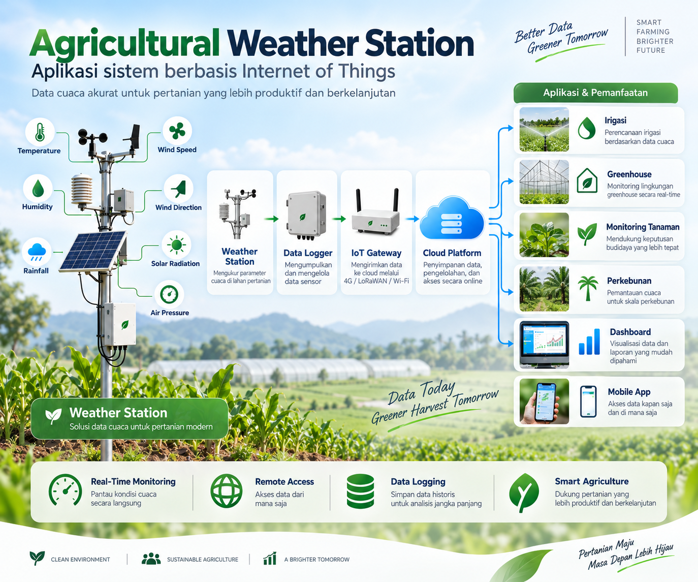 Agricultural Weather Station aplication