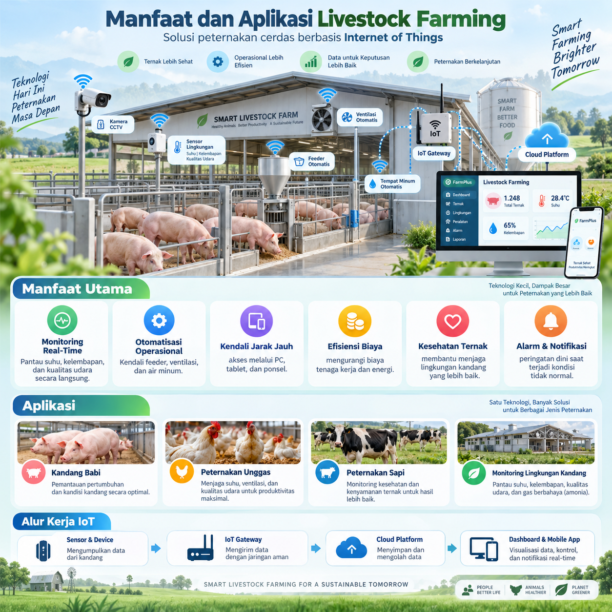 Manfaat dan aplikasi Livestock Farming