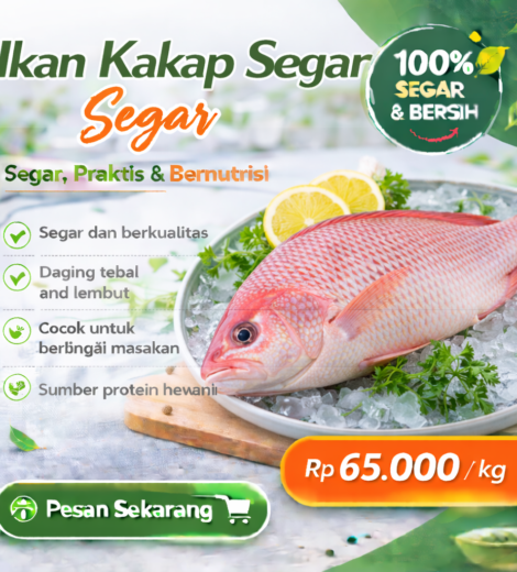 Ikan Kakap Segar 2026-03-16