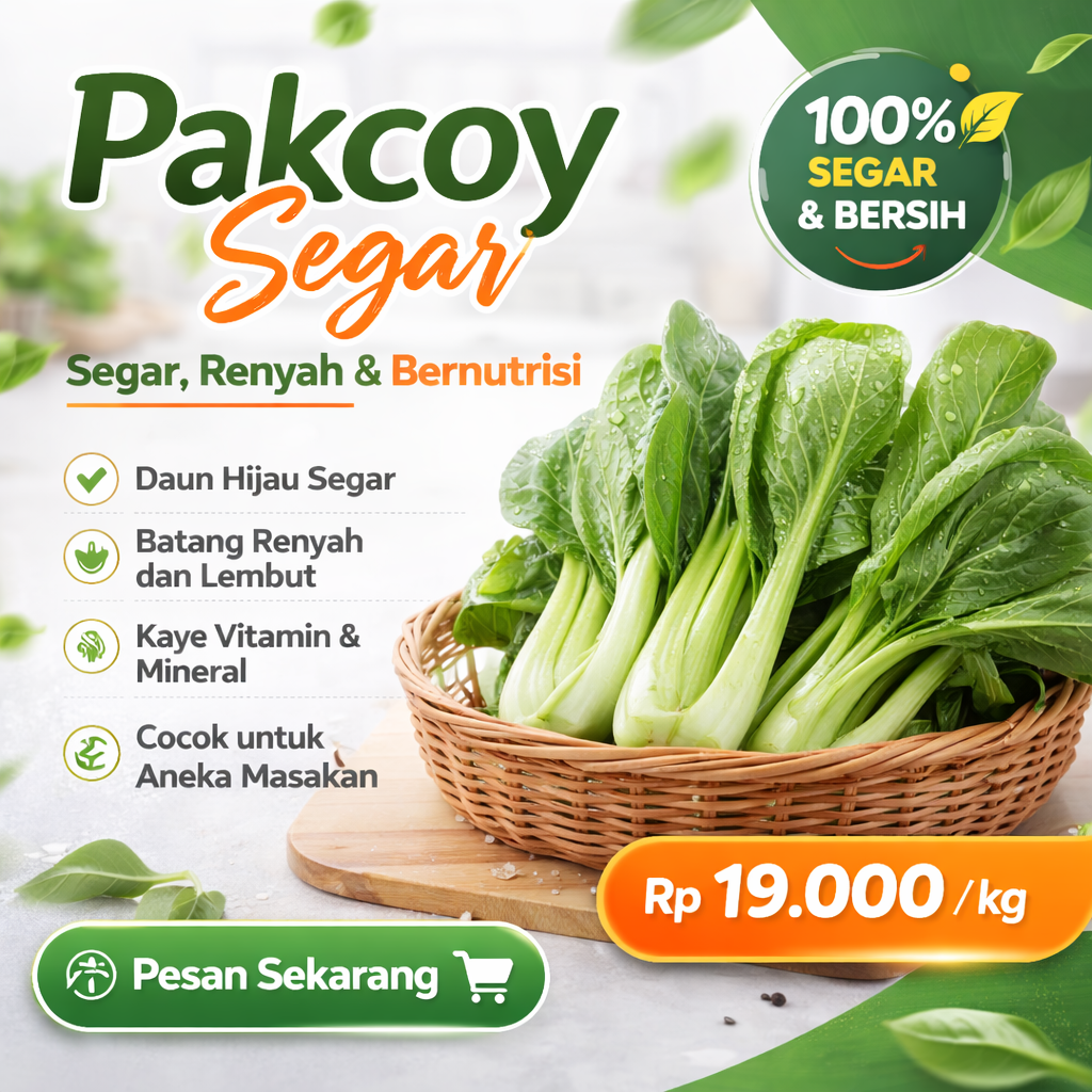 Pakcoy Segar 2026-03-11