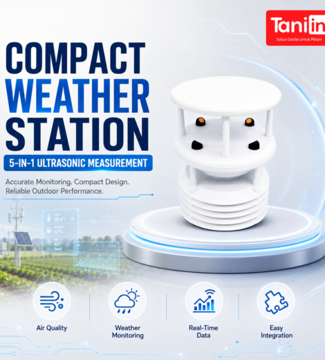 Compact Weather Station 5-in-1 Ultrasonic Measurement