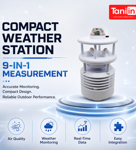 Compact Weather Station 9-in-1 Measurement