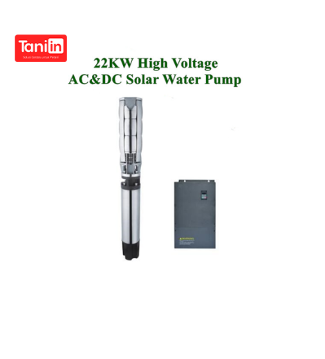 High Voltage AC&DC 22KW Solar Water Pump for Agriculture