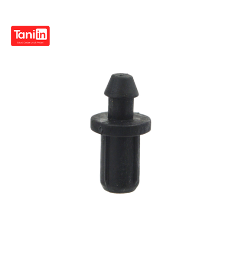 Hose end plug for irrigation hose end connector