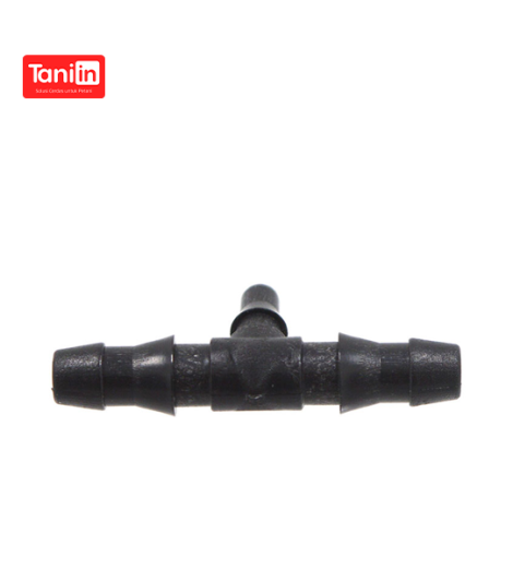 Hose reducing tee connector pipe connect tee with barb