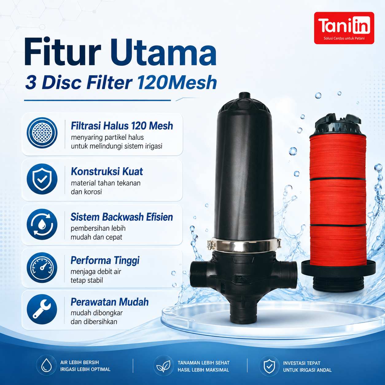 3 Disc Filter 120Mesh - Image 3