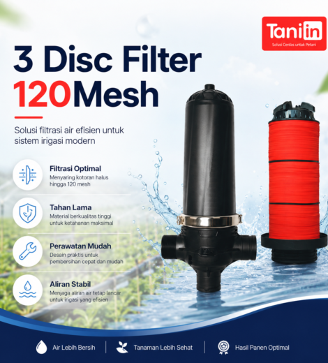 3 Disc Filter 120Mesh