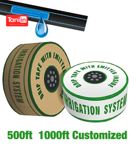 Agricultural irrigation integrated planar drip irrigation tape