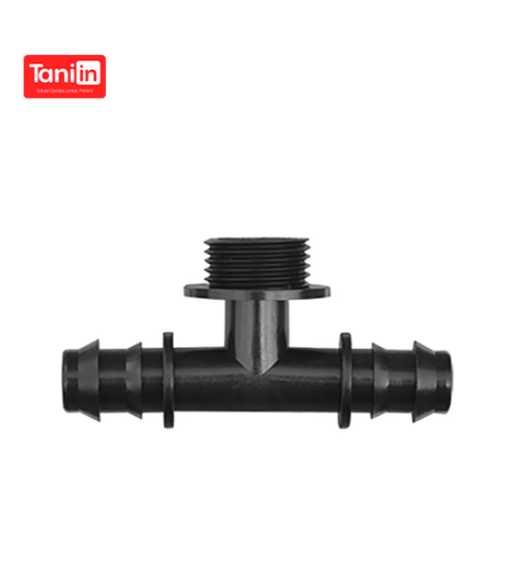 Hose external thread 3-way quick connector for irrigation system