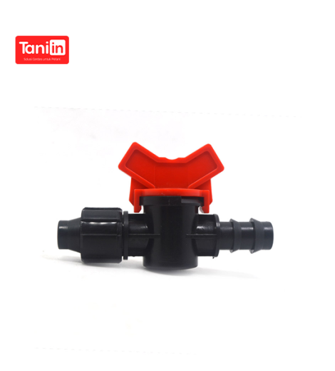 Hot red handle high quality low price PVC plastic valve