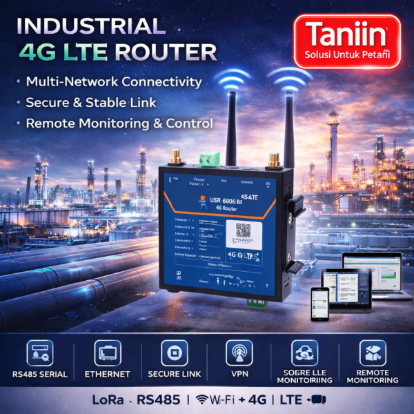 4G LTE Router | Router Industri untuk IoT, RS485, dan Remote...