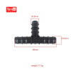 OD 16mm PE Pipe Barbed Tee Connector