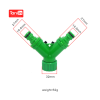 PE pipe coupling Y trap for drip irrigation systems