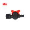 PE pipe regulating valve thread with barbed fittings