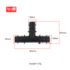 PVC material plastic PPR pipe fitting is three-way