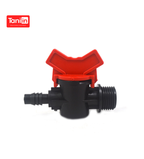 Plastic PE material control valve pipe joint