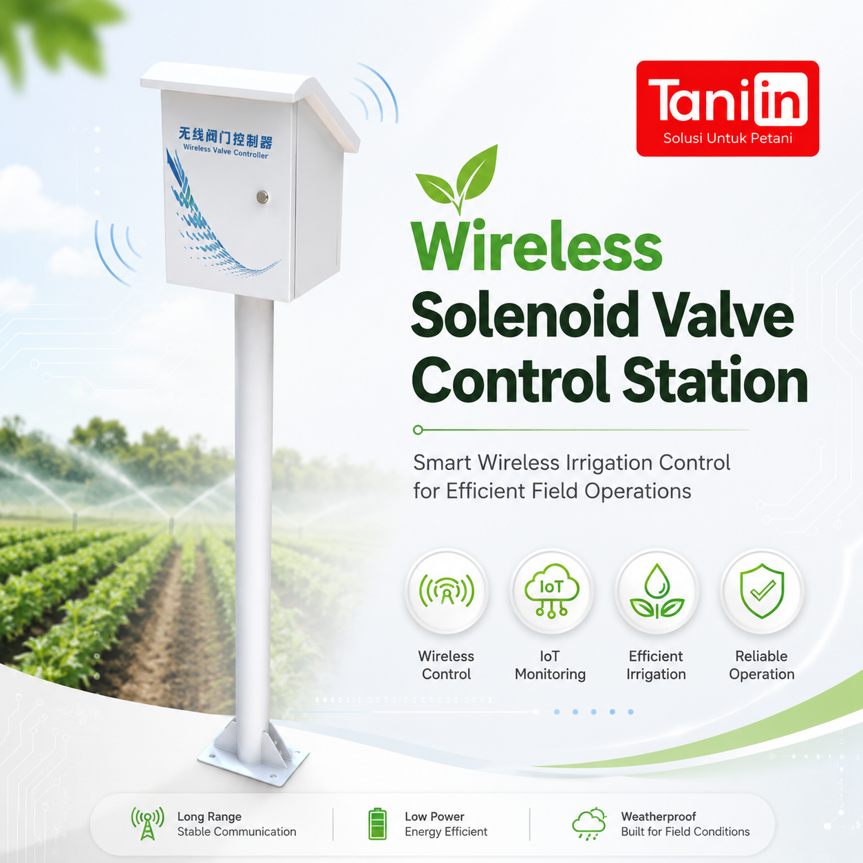 Wireless Solenoid Valve Control Station
