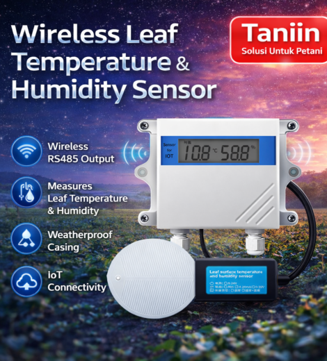 Wireless-Leaf-Temperature-Humidity-Sensor