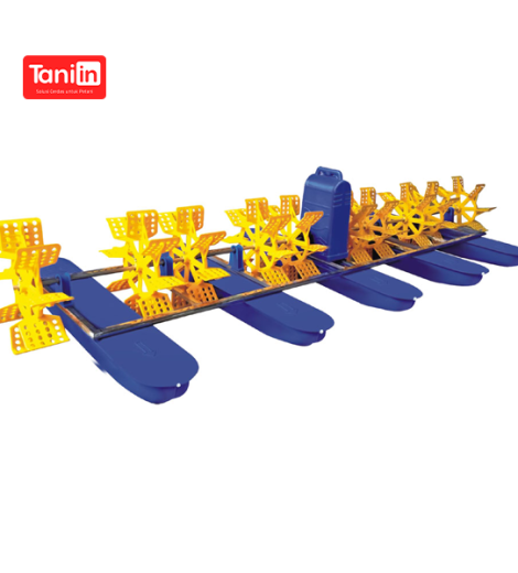 10 impellers paddle wheel aerator