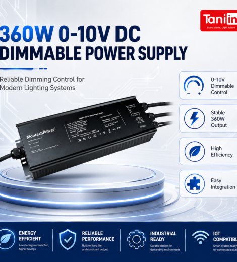 360W 0-10V DC dimmable power supply