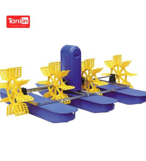 4 impellers paddle wheel aerator Kincir tambak