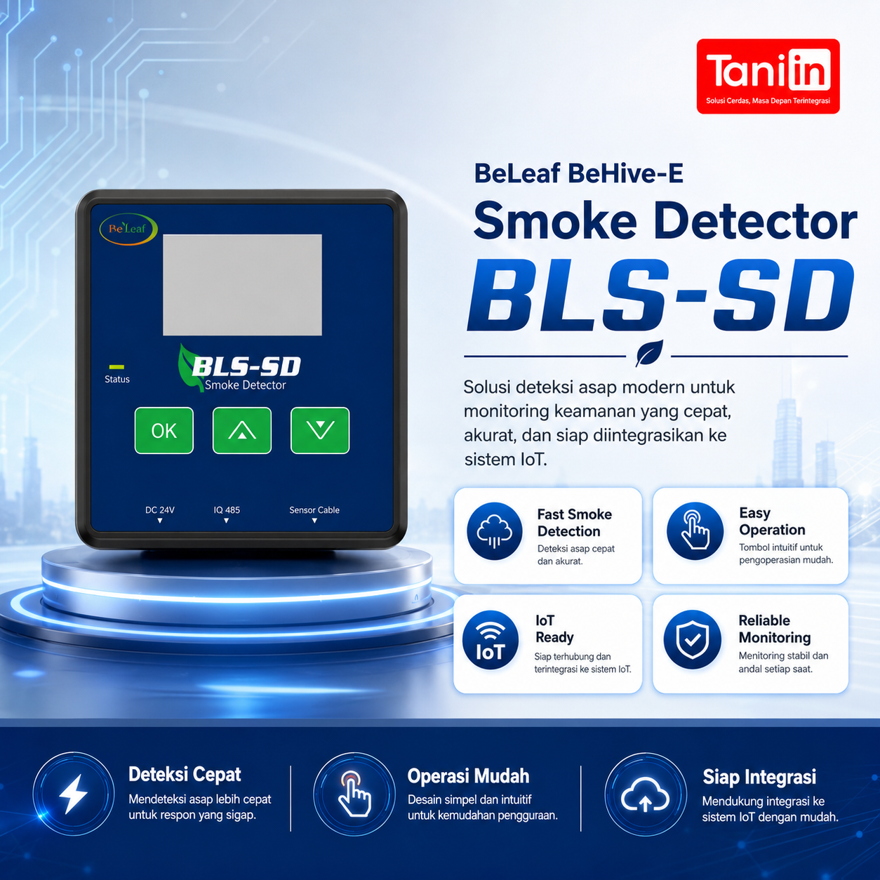 BeLeaf BeHive-E Smoke Detector BLS-SD