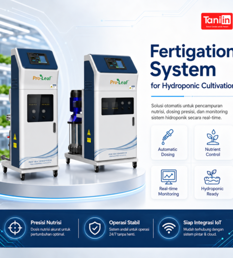 Fertigation system for hydroponic cultivation