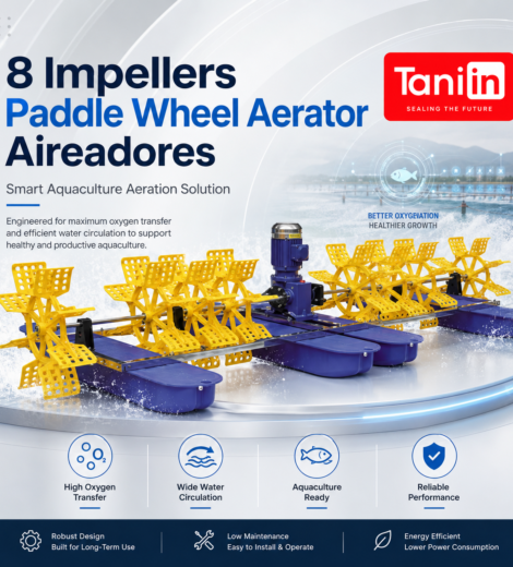 8 impellers paddle wheel aerator Aireadores