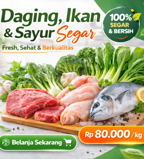 Daging dan Sayur Segar