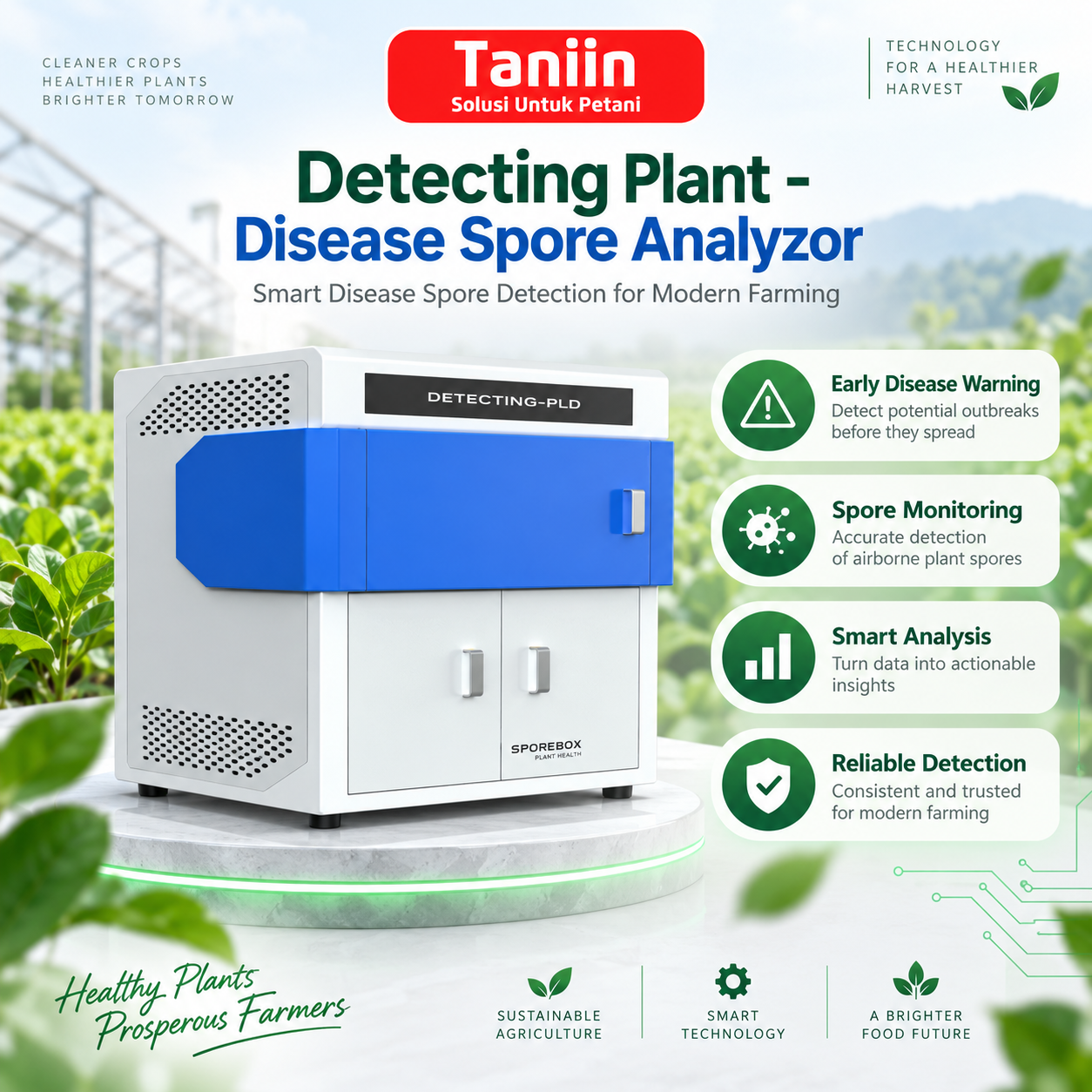 Detecting Plant - Disease Spore Analyzor