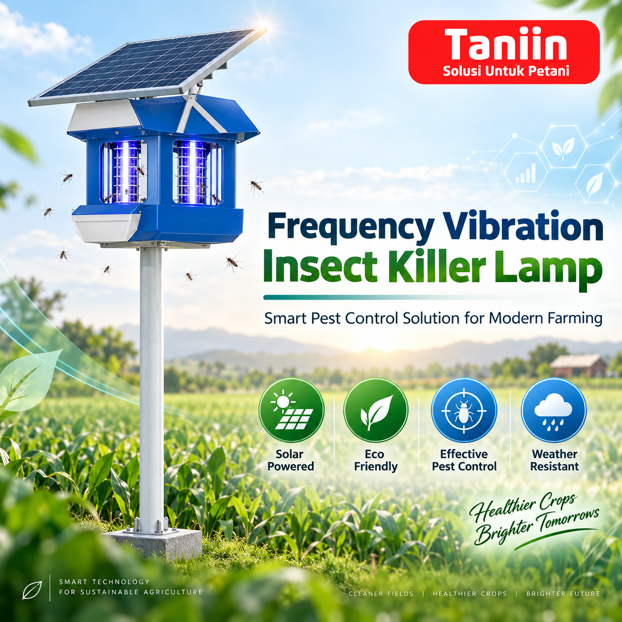 Frequency Vibration Insect Killer Lamp