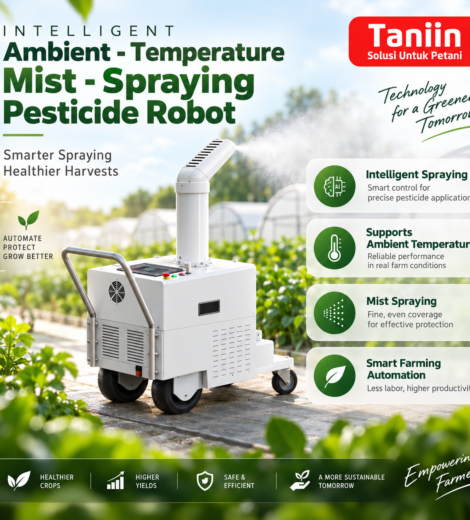 Intelligent Ambient - Temperature Mist - Spraying Pesticide Robot