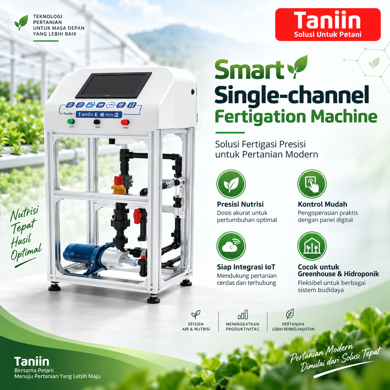 Smart Single-channel Fertigation Machine