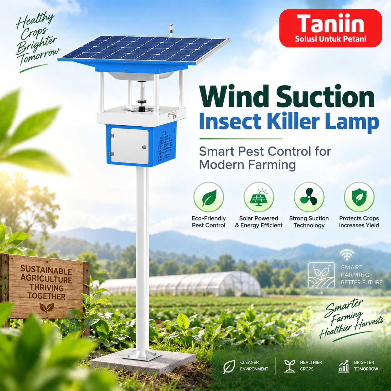 Wind Suction Insect Killer Lamp